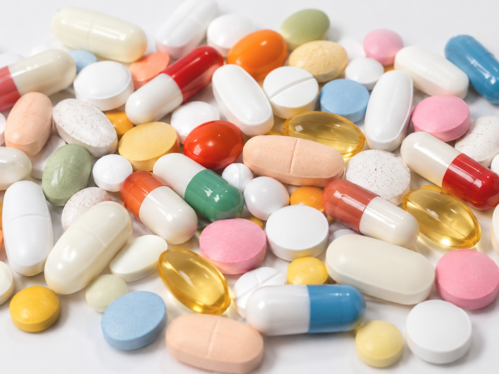 A selection of supplements and nutrients