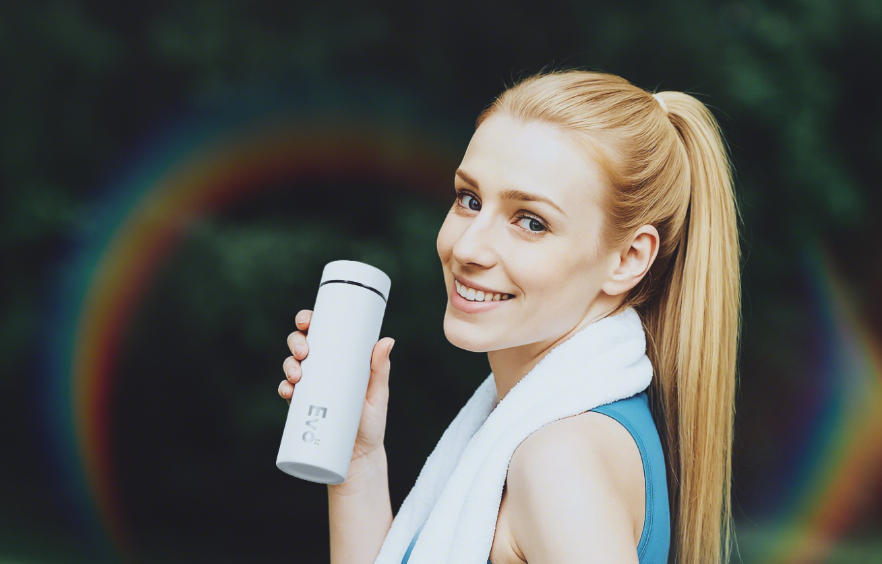 A calm wellness check-in outdoors