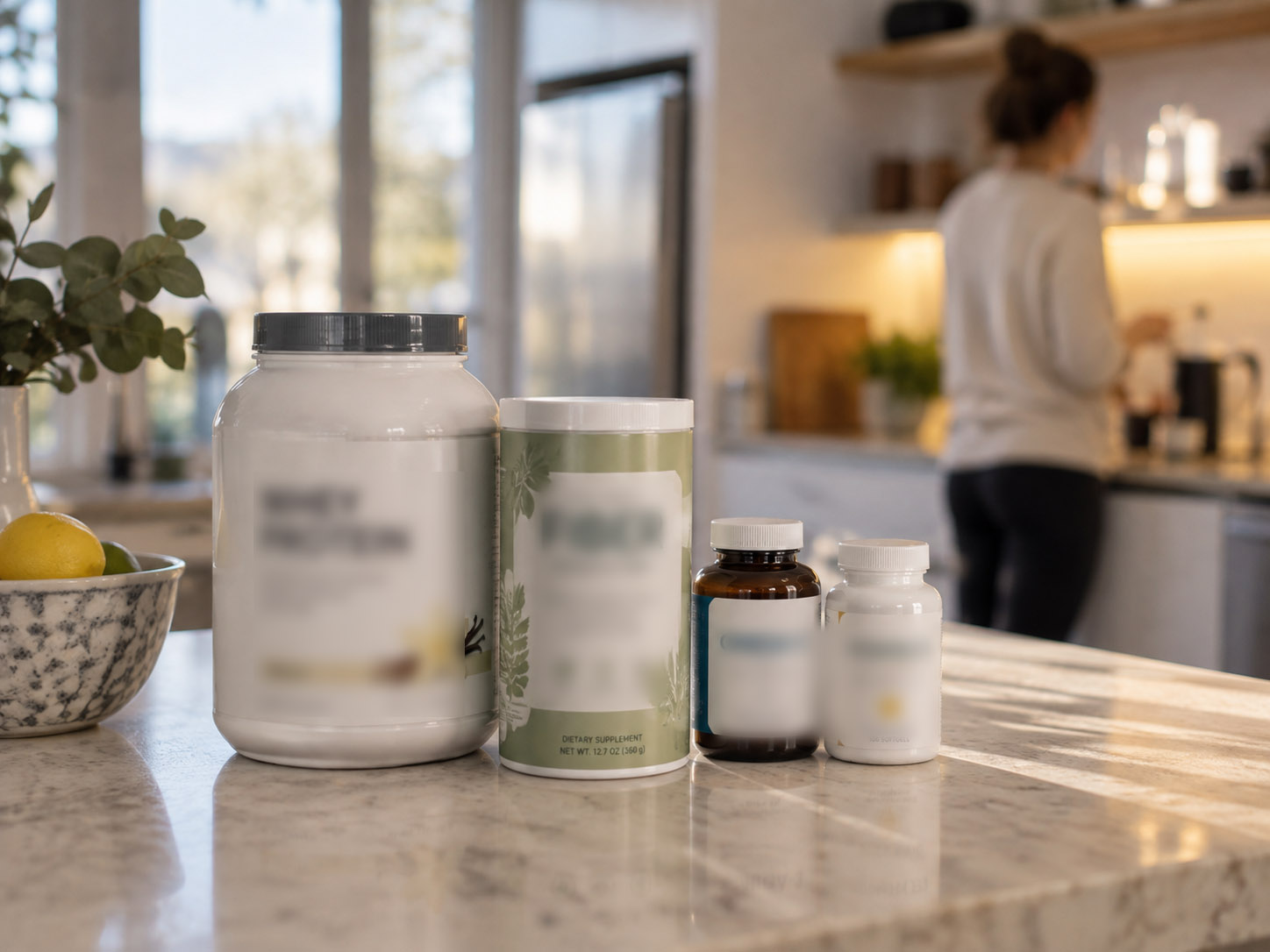 A selection of existing supplements and nutrition products